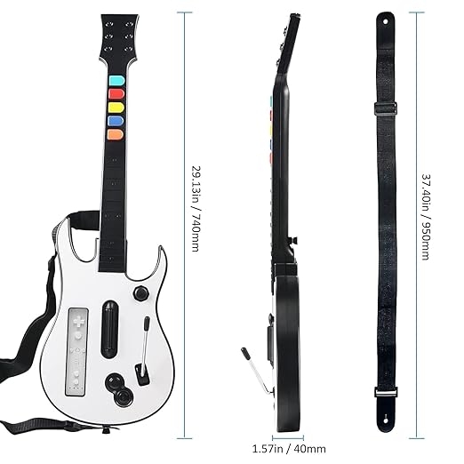 Guitar for Wii Guitar Hero and Rock Band Games